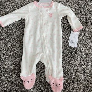 NWT!! Newborn fleece sleepers